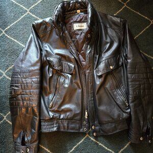 Vintage L'Avion soft leather jacket